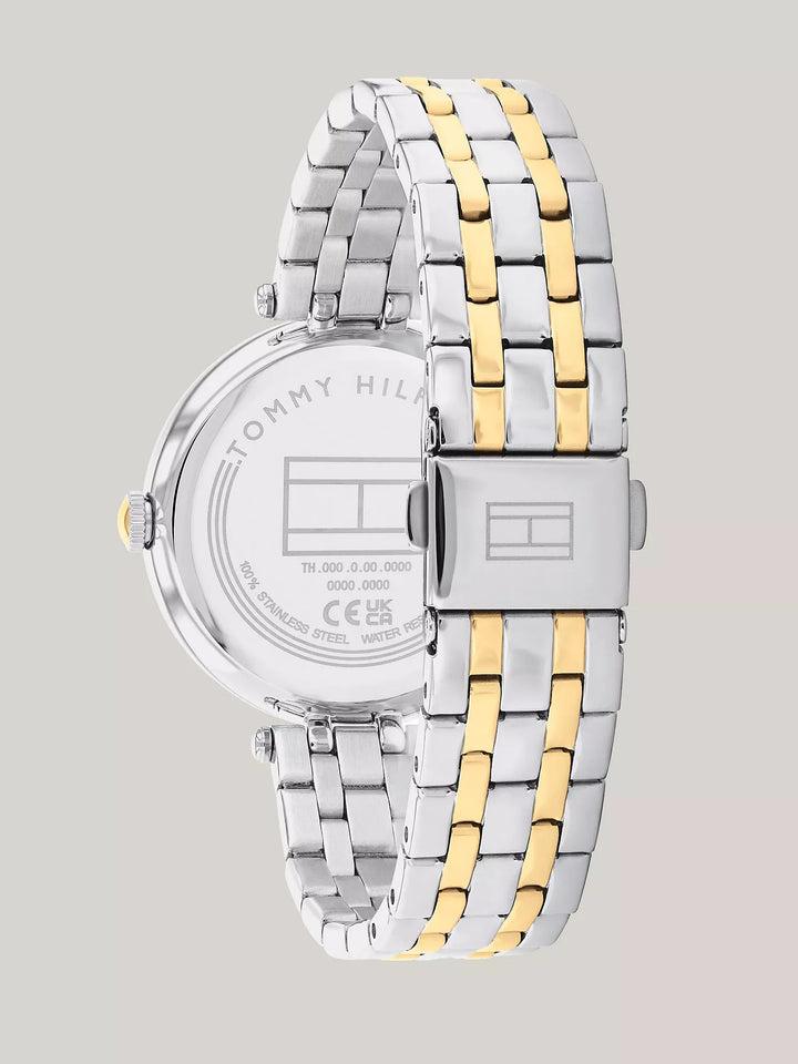 Tommy Hilfiger 34MM Crystal Bezel Two-Tone Watch