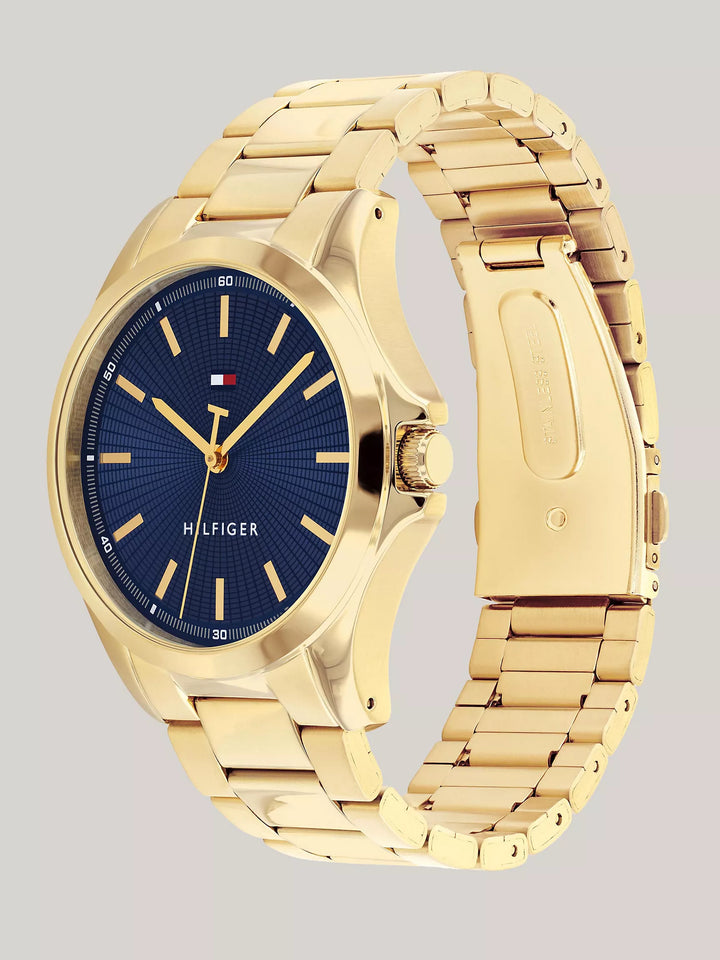 Tommy Hilfiger 43MM Gold-Tone Sport Watch