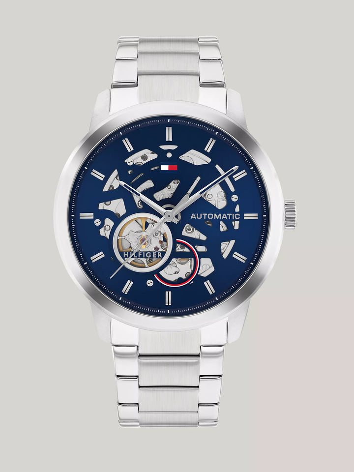 Tommy Hilfiger 43MM Skeleton Dial Automatic Watch