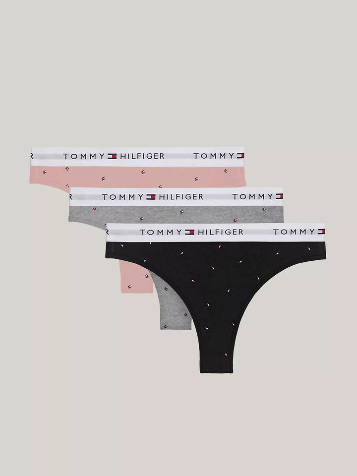 Tommy Hilfiger Cotton Classic Thong 3-Pack