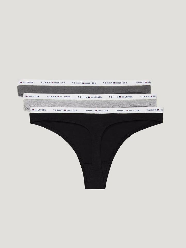 Tommy Hilfiger Logo Mix Thong 3-Pack