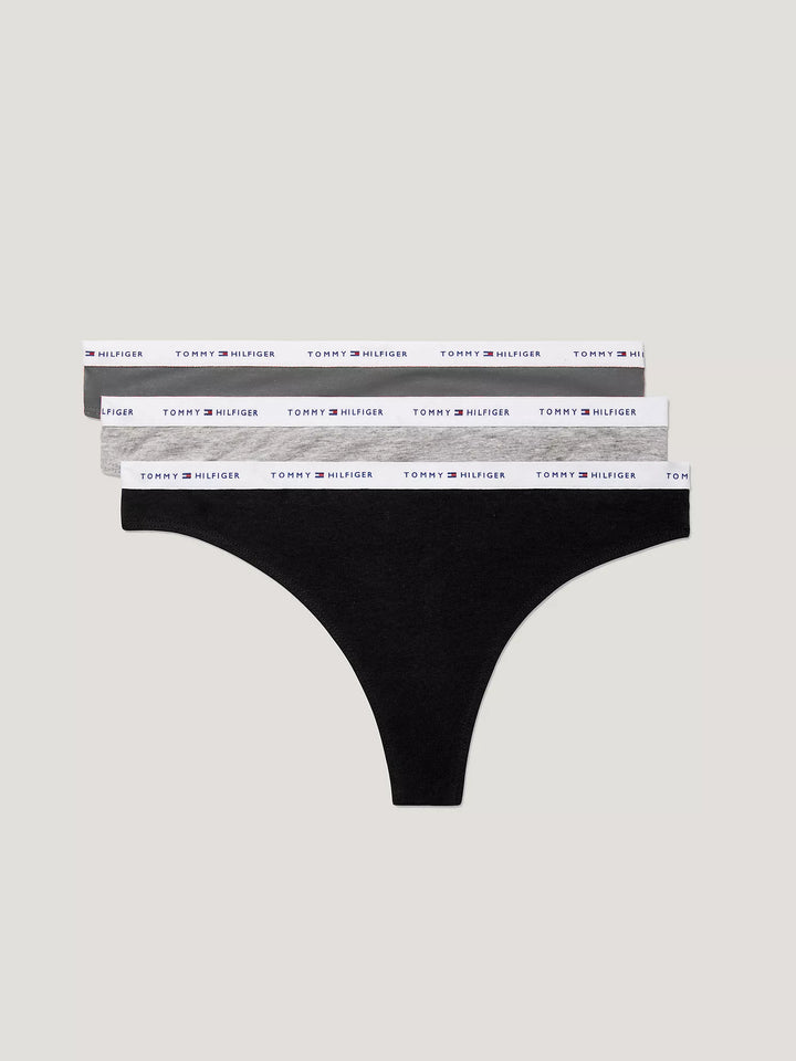 Tommy Hilfiger Logo Mix Thong 3-Pack