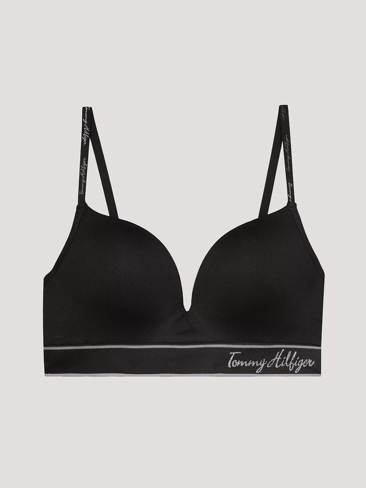 Tommy Hilfiger Signature Logo Push-Up Bralette