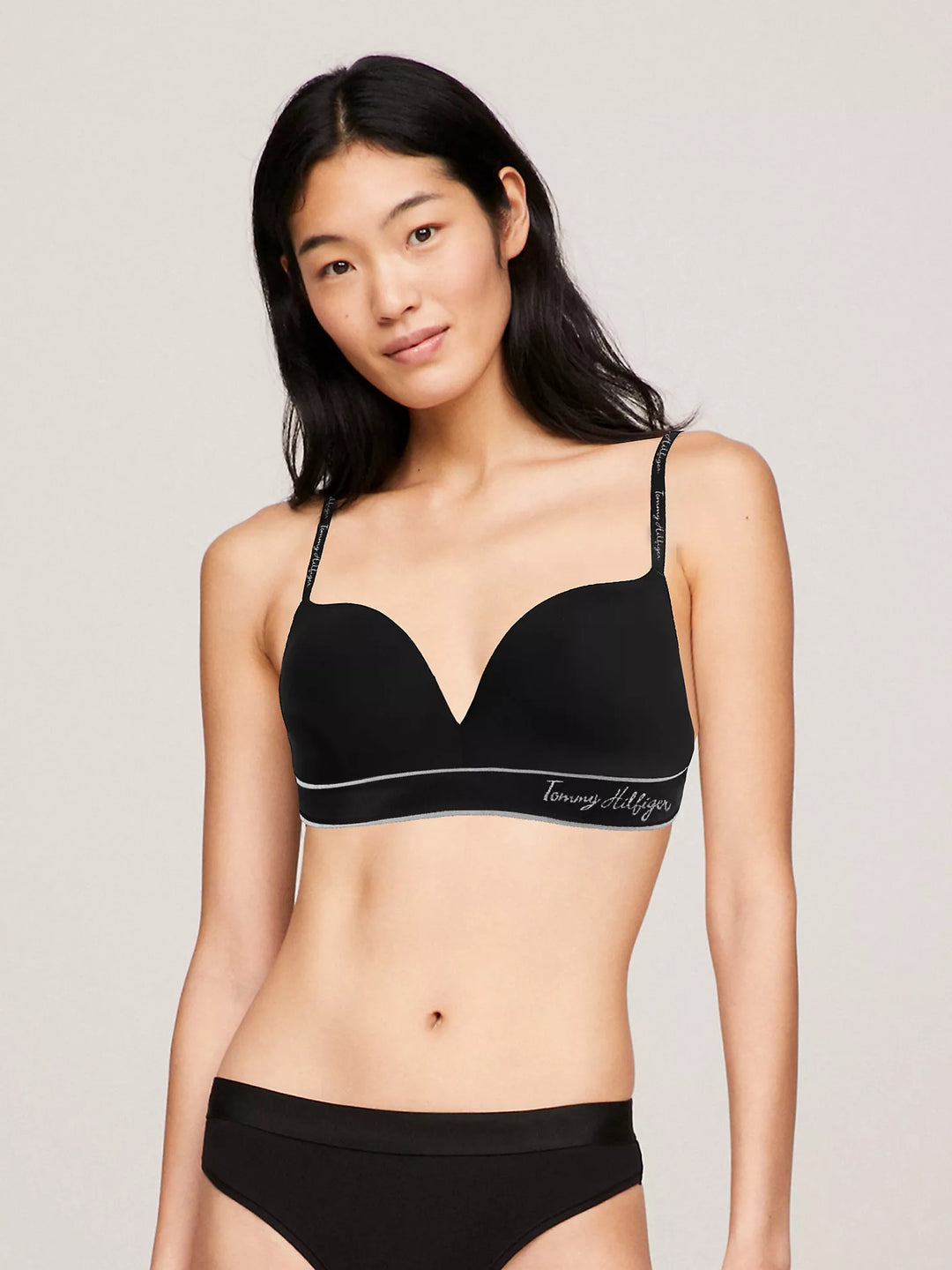 Tommy Hilfiger Signature Logo Push-Up Bralette