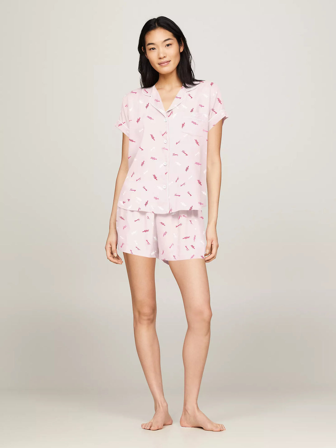 Tommy Hilfiger Embroidered Monogram Sleep Set