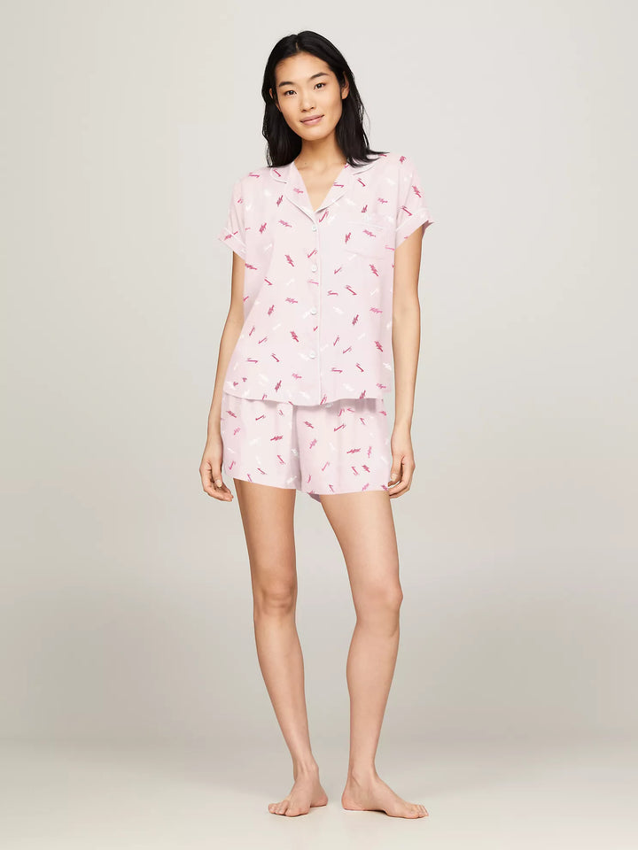 Tommy Hilfiger Embroidered Monogram Sleep Set