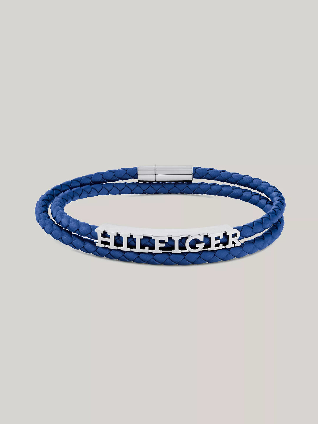 Tommy Hilfiger Leather Braided Double Bracelet