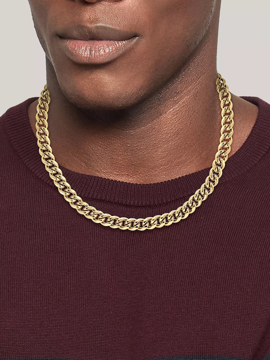Tommy Hilfiger Gold-Tone Chunky Chain Link Necklace