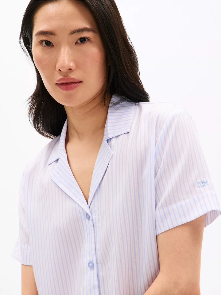 Tommy Hilfiger Stripe Top & Pant Pajama Set