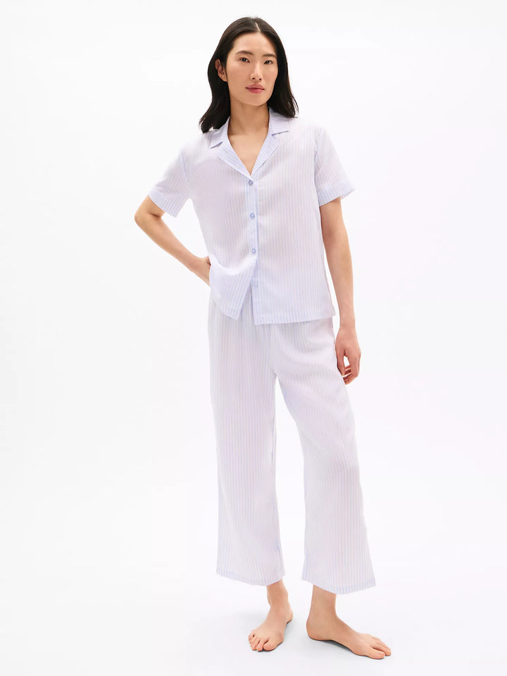 Tommy Hilfiger Stripe Top & Pant Pajama Set