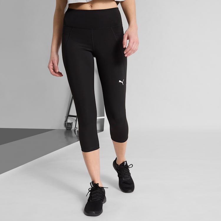 PUMA Train All Day ESSENTIALS Women's High-Waisted Capri Training Tights