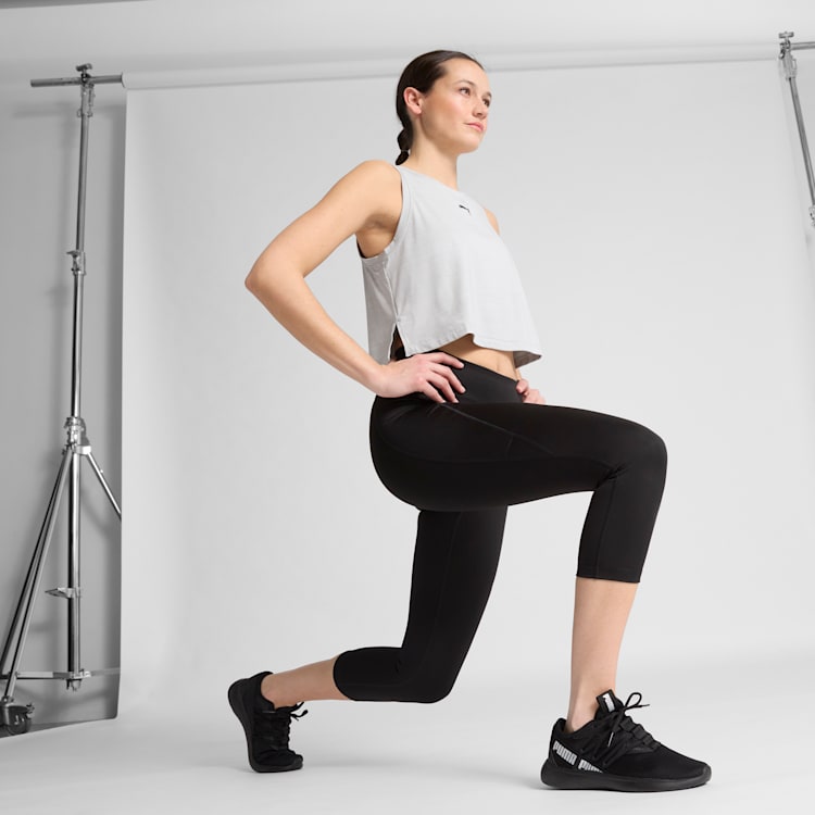 PUMA Train All Day ESSENTIALS Women's High-Waisted Capri Training Tights