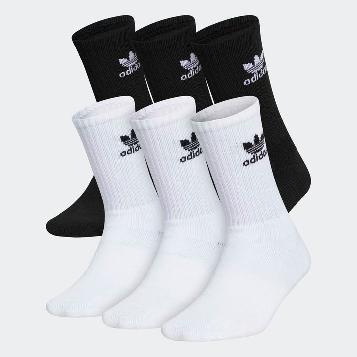 Adidas Trefoil Crew Socks 6 Pairs