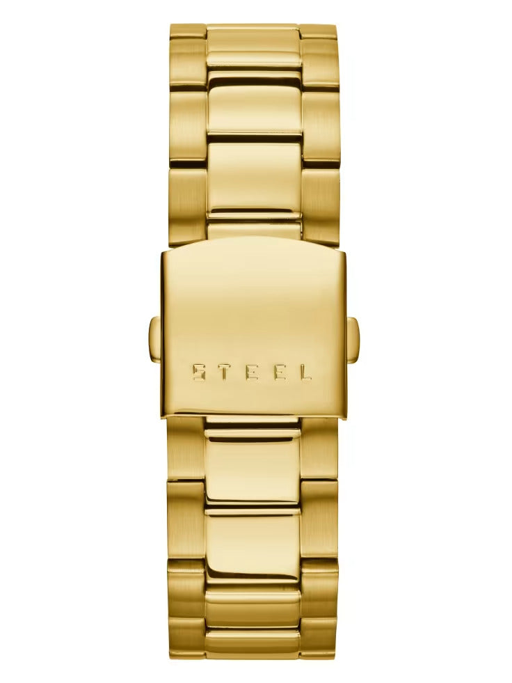 Guess Gold-Tone Classic Dress Watch
