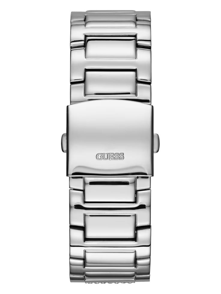 Guess Silver-Tone Multifunction Watch