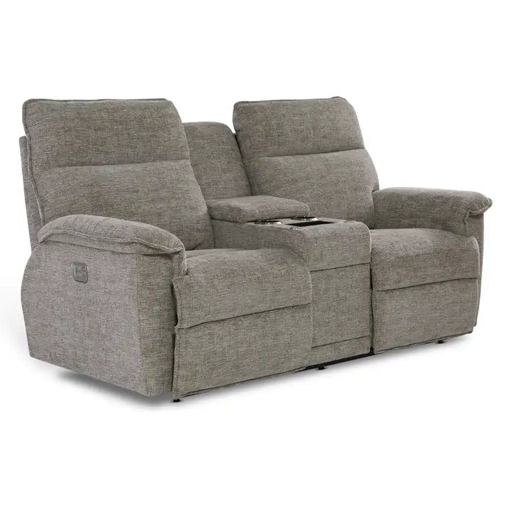 LAZBOY Jay Power Reclining Loveseat w/ Headrest & Console