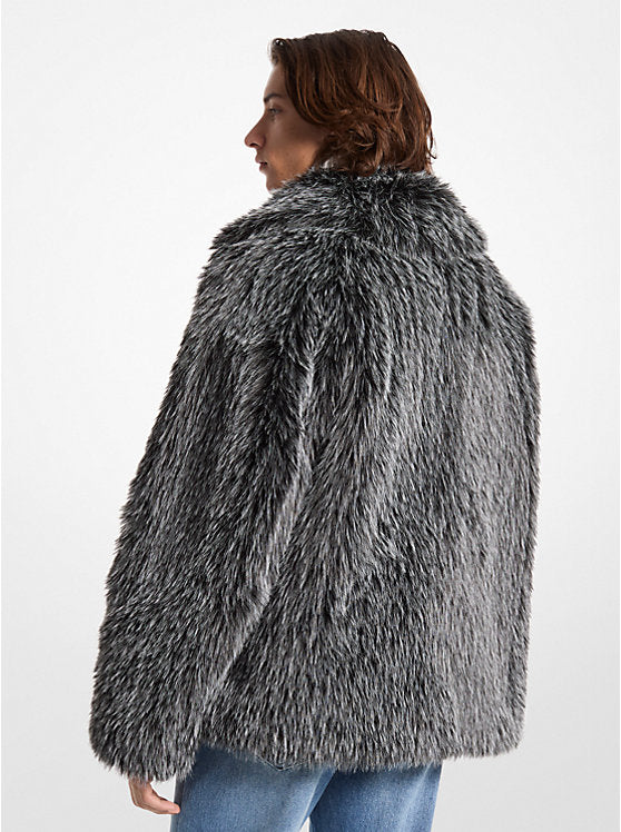 Michael Kors Faux Fur Peacoat