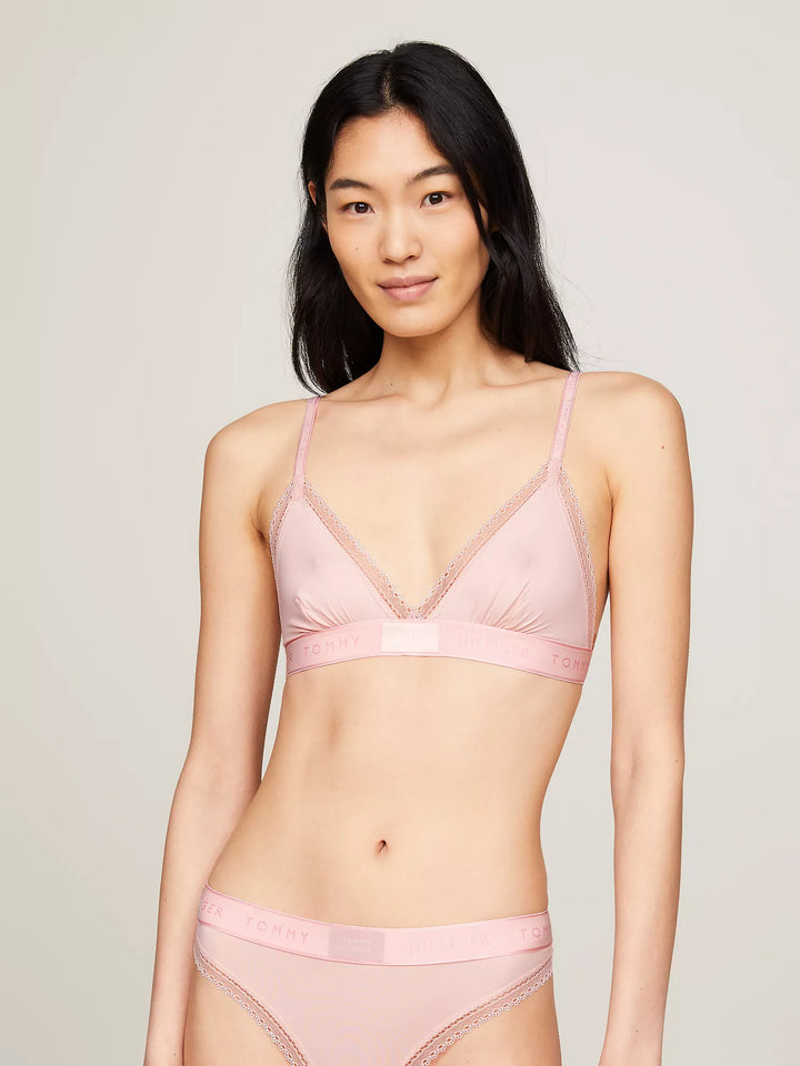 Tommy Hilfiger Hilfiger Badge Lace Triangle Bra