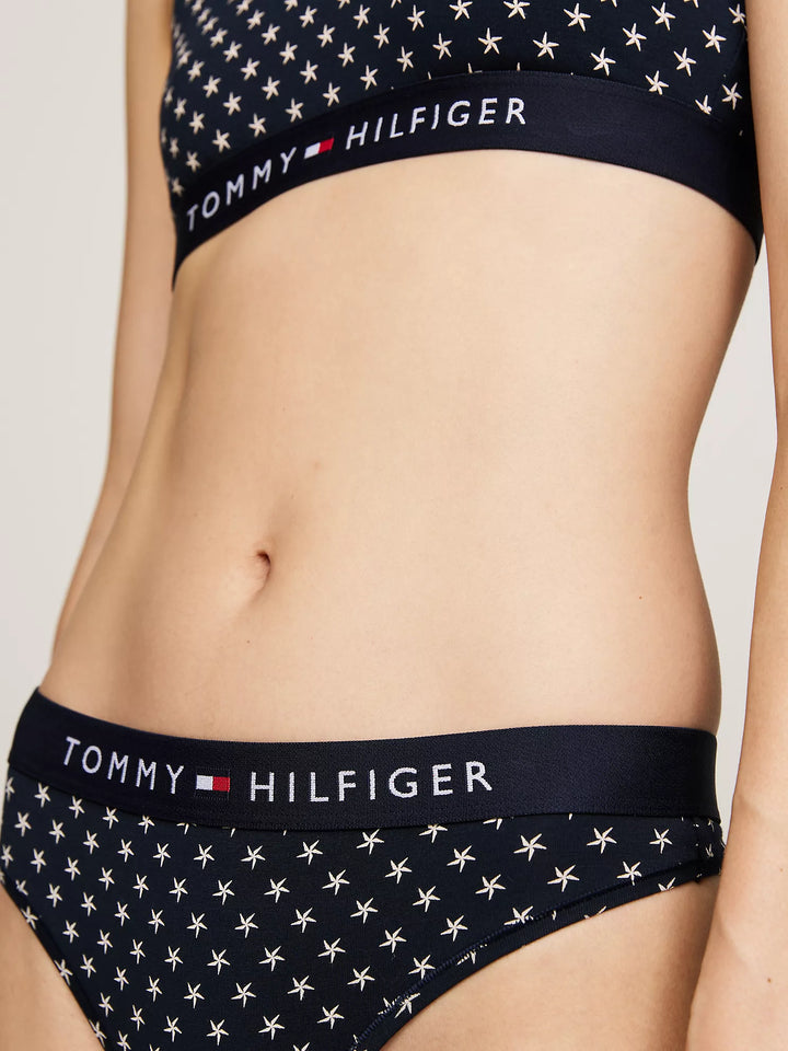 Tommy Hilfiger Tommy Logo Star Print Thong