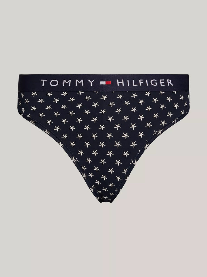 Tommy Hilfiger Tommy Logo Star Print Thong
