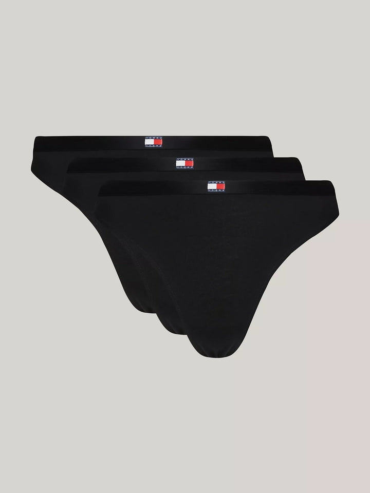 Tommy Hilfiger TJ Flag Logo Thong 3-Pack