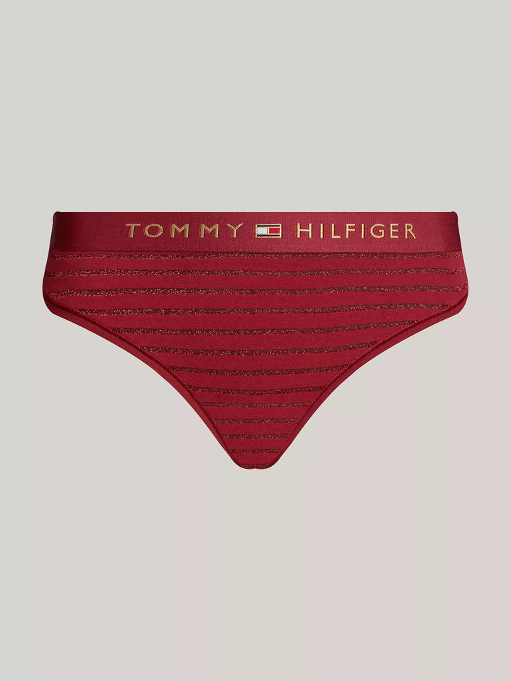 Tommy Hilfiger Shimmer Logo Thong