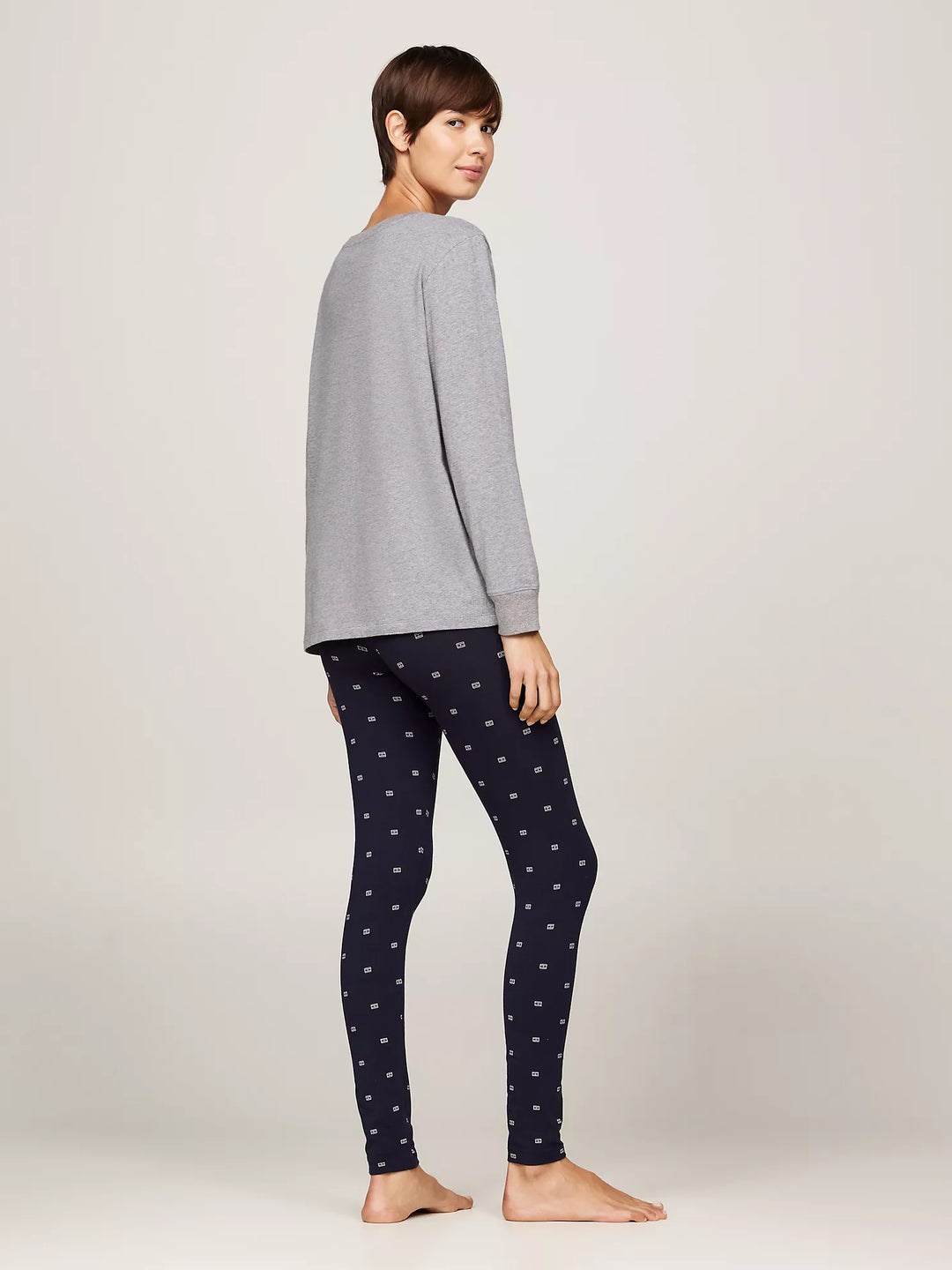 Tommy Hilfiger Top, Legging and Eye Mask Sleep Set