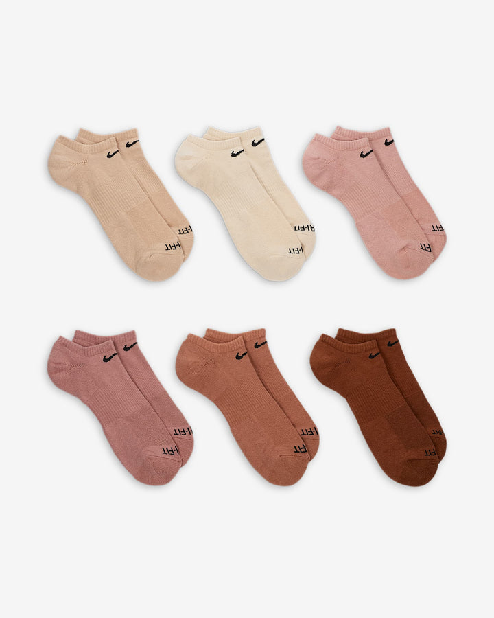 Nike Everyday Plus Cushioned Training No-Show Socks (6 Pairs)