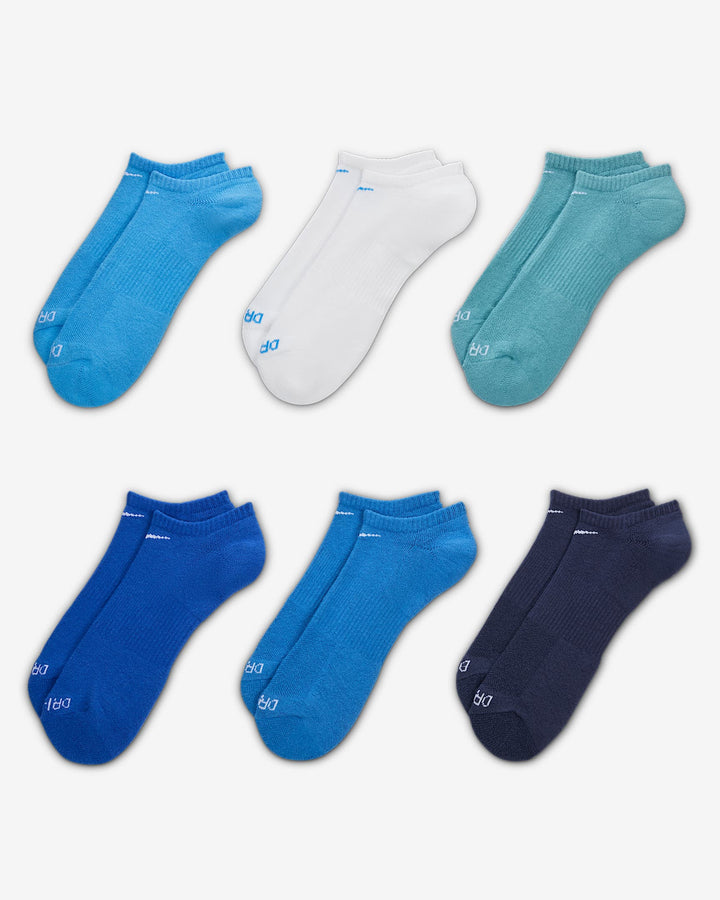 Nike Everyday Plus Cushioned Training No-Show Socks (6 Pairs)