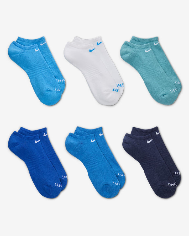 Nike Everyday Plus Cushioned Training No-Show Socks (6 Pairs)