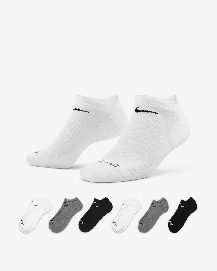 Nike Everyday Plus Cushioned Training No-Show Socks (6 Pairs)