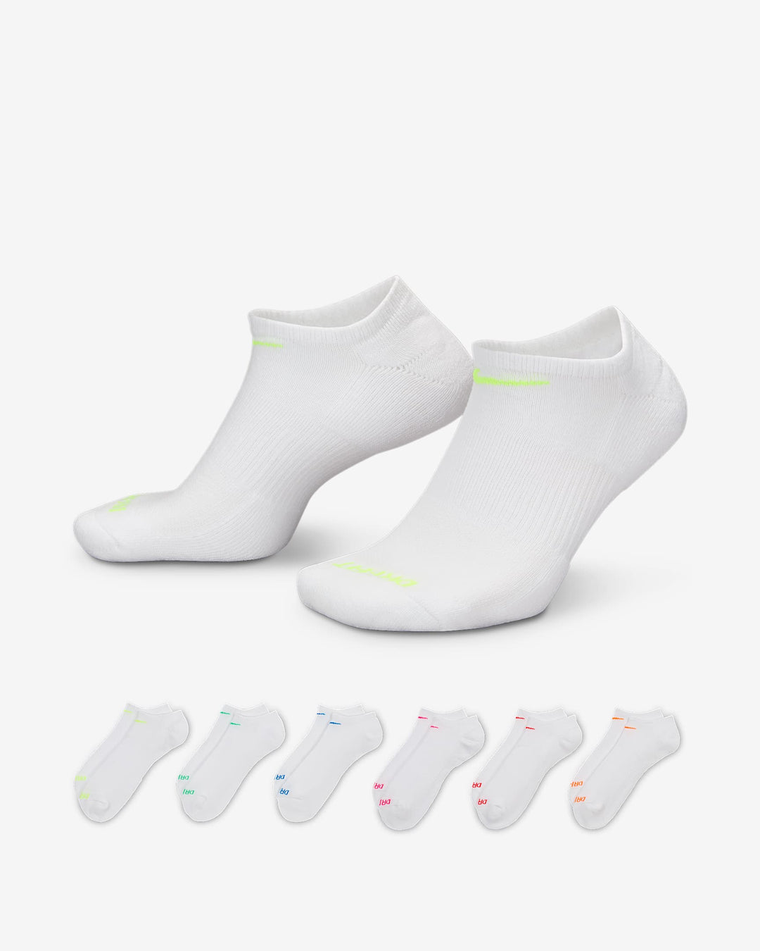 Nike Everyday Plus Cushioned Training No-Show Socks (6 Pairs)