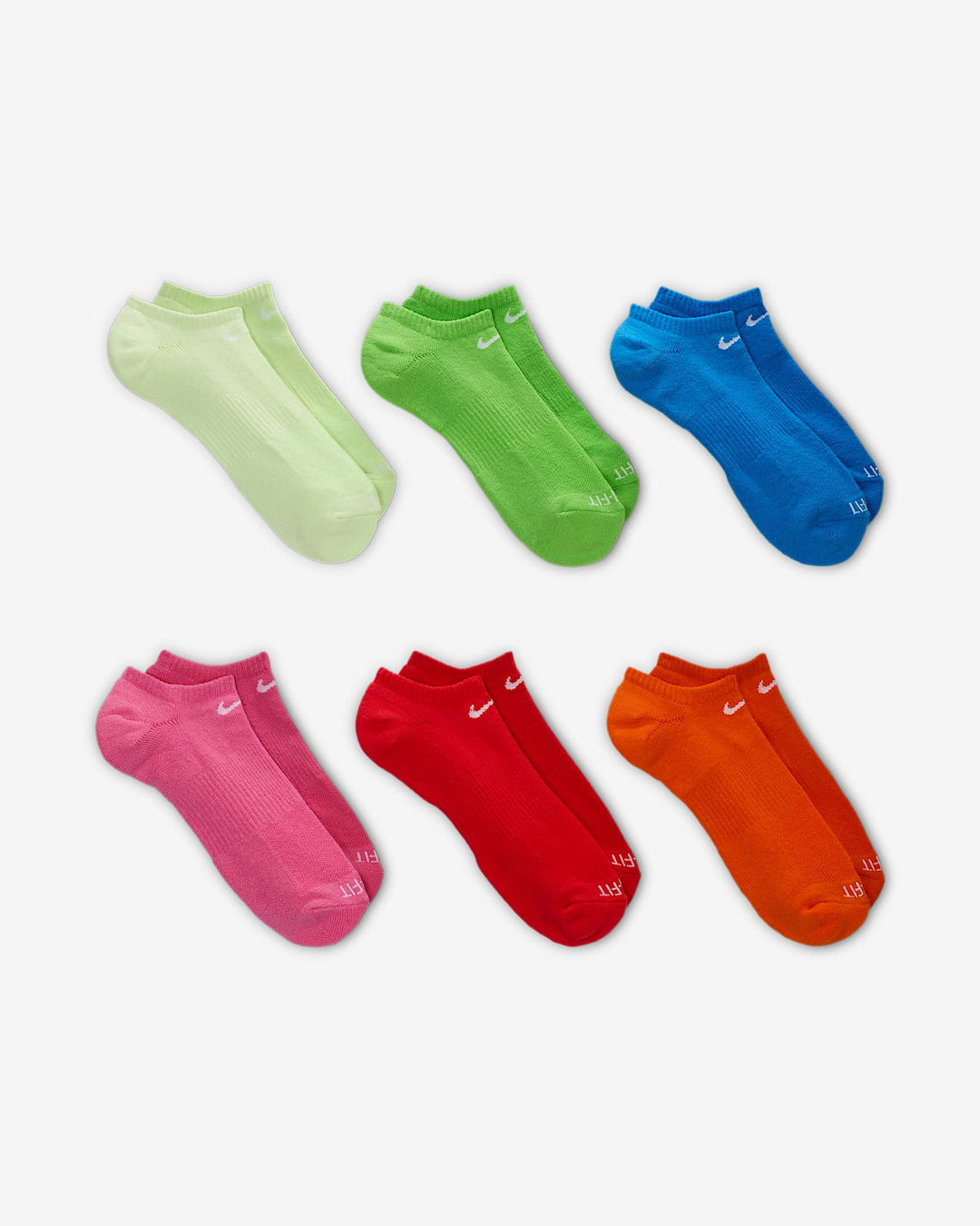 Nike Everyday Plus Cushioned Training No-Show Socks (6 Pairs)
