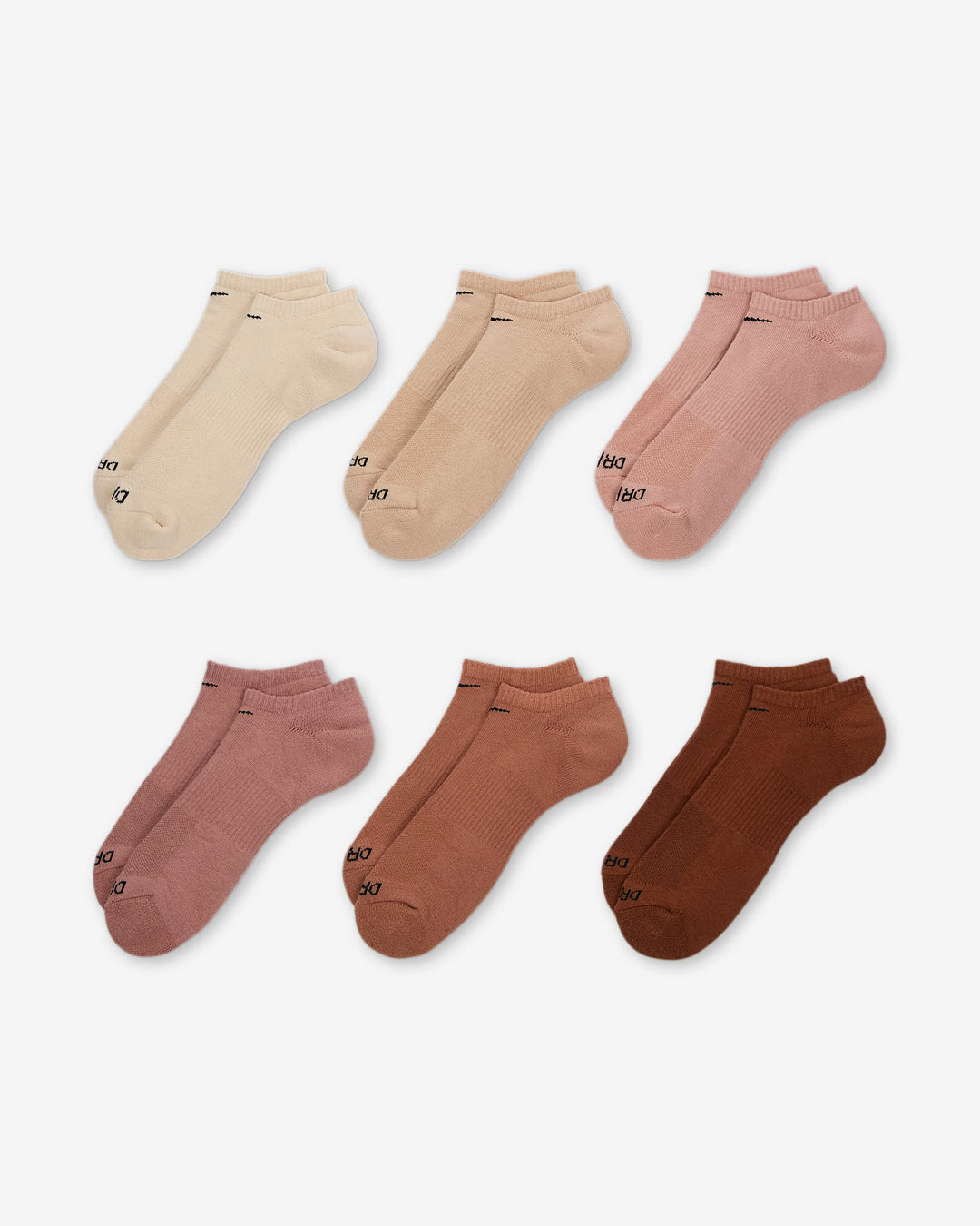 Nike Everyday Plus Cushioned Training No-Show Socks (6 Pairs)