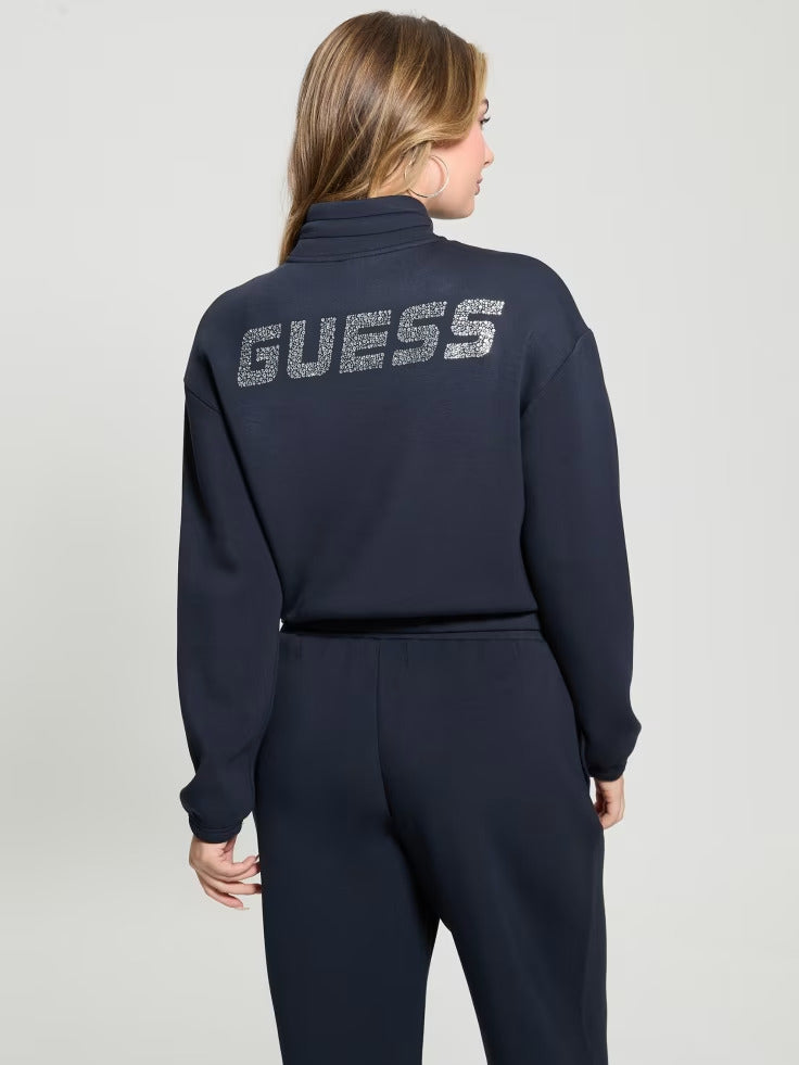 Guess Eco Cecilia Scuba Zip-Up Sweatshirt