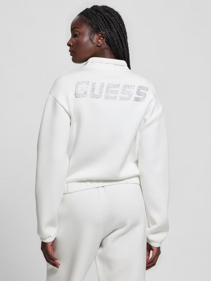 Guess Eco Cecilia Scuba Zip-Up Sweatshirt