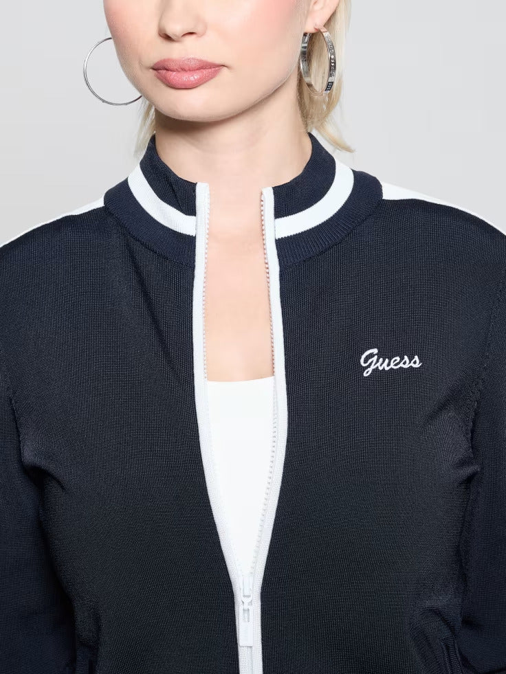 Guess Striped Sweater Jacket