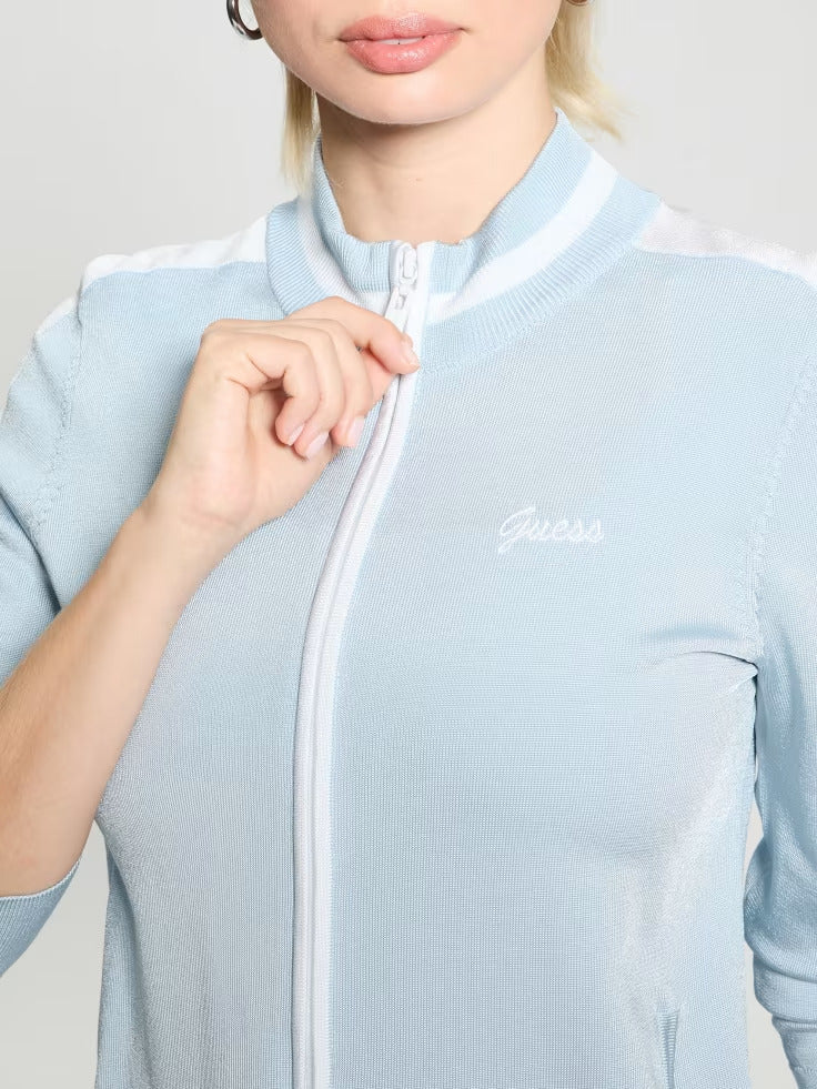 Guess Striped Sweater Jacket