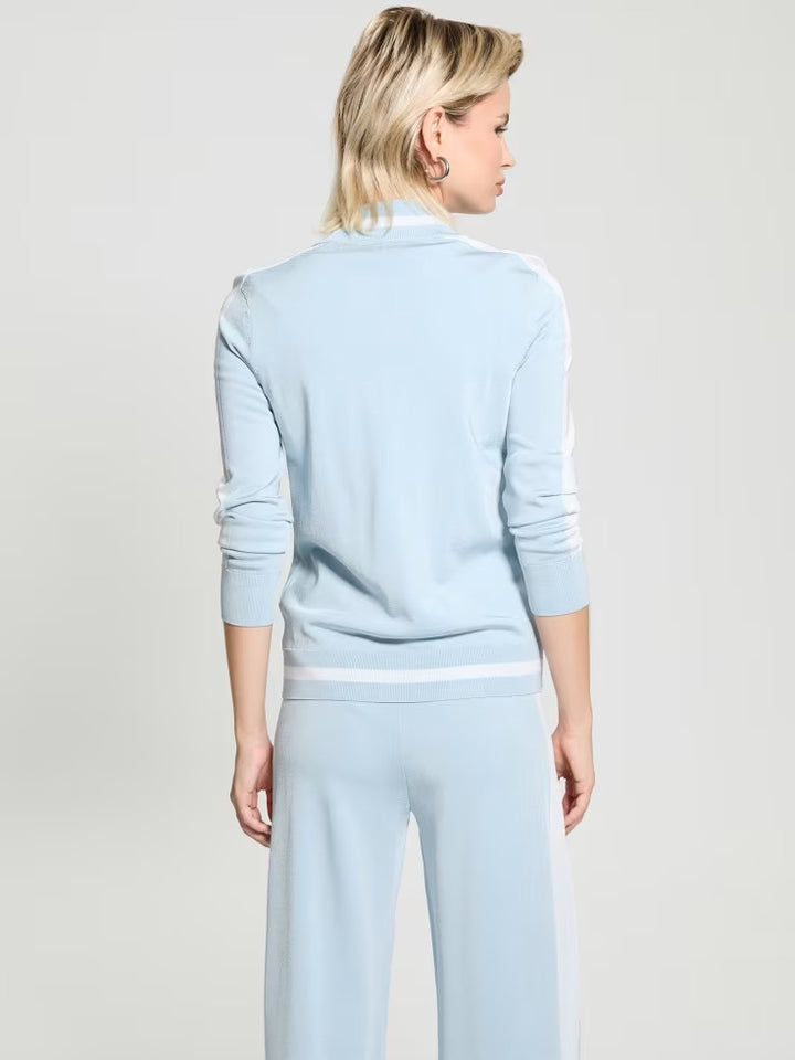 Guess Striped Sweater Jacket