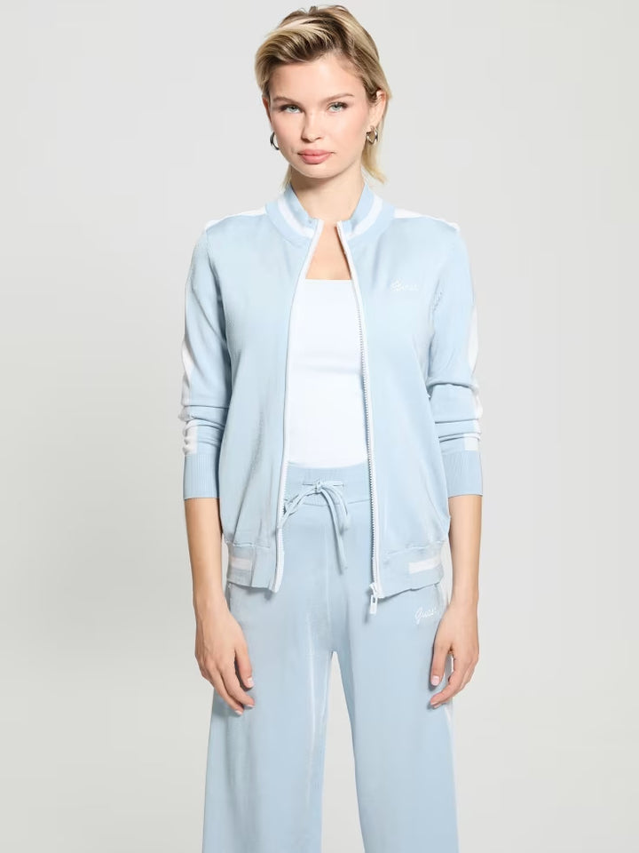 Guess Striped Sweater Jacket