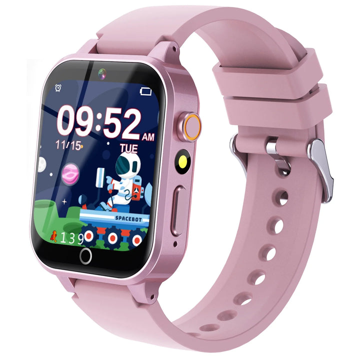 Vakzovy Kids Smart Watch Gift for Age 5-12, 26 Games HD Touch Screen Kids Watches with Video Camera Music Player Pedometer Flashlight Educational Toys Birthday Gifts for Girls Boys Ages
