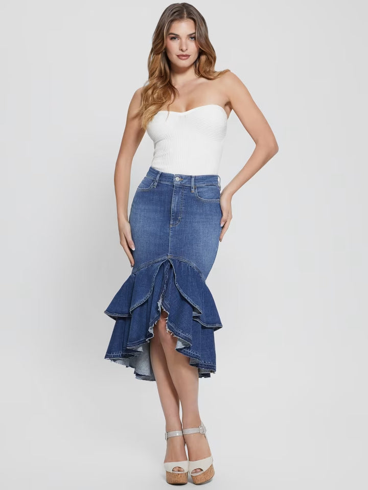 Guess Eco Marina Denim Skirt
