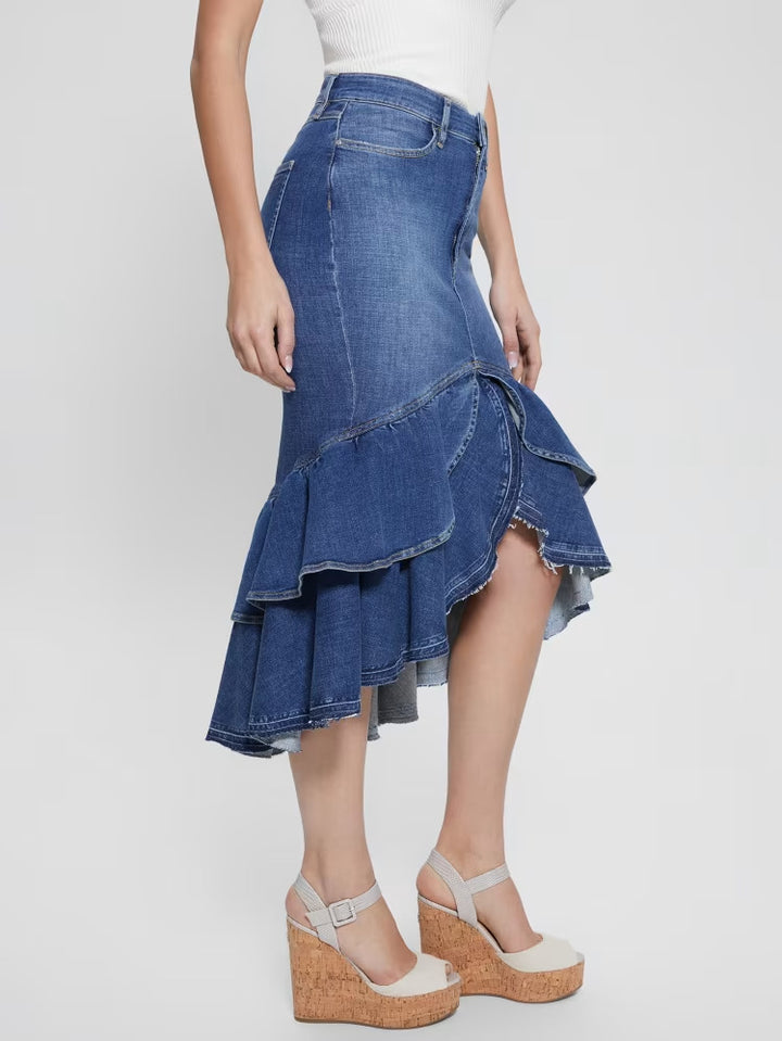 Guess Eco Marina Denim Skirt