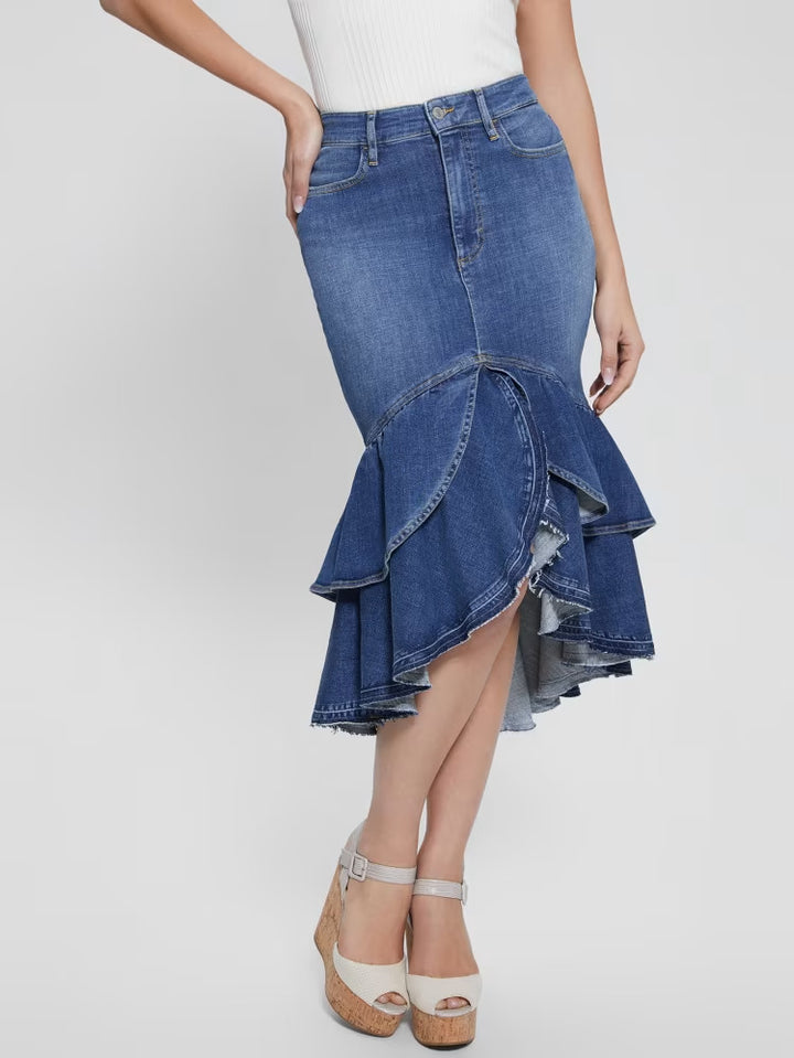 Guess Eco Marina Denim Skirt