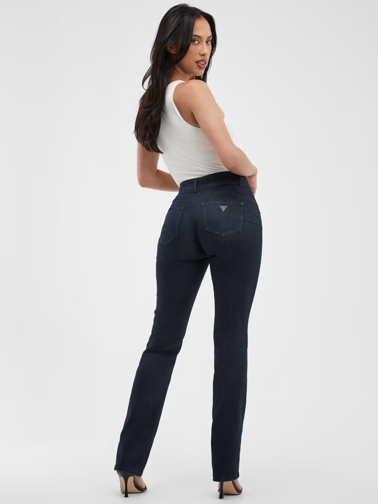 Guess Dyed Shape Up High-Rise Straight Jeans