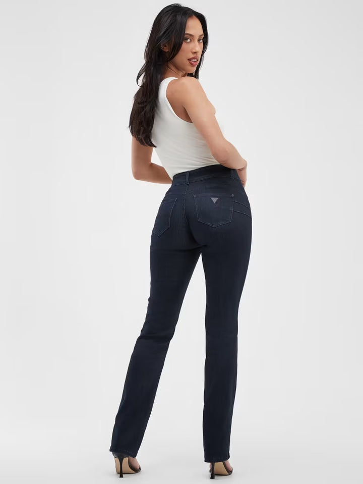 Guess Dyed Shape Up High-Rise Straight Jeans