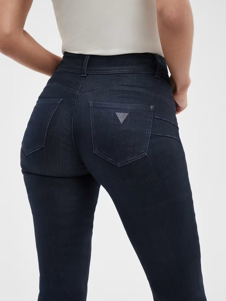 Guess Dyed Shape Up High-Rise Straight Jeans