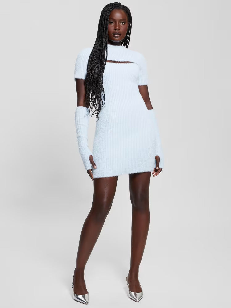 Guess Meteor Detached Sleeve Knit Dress