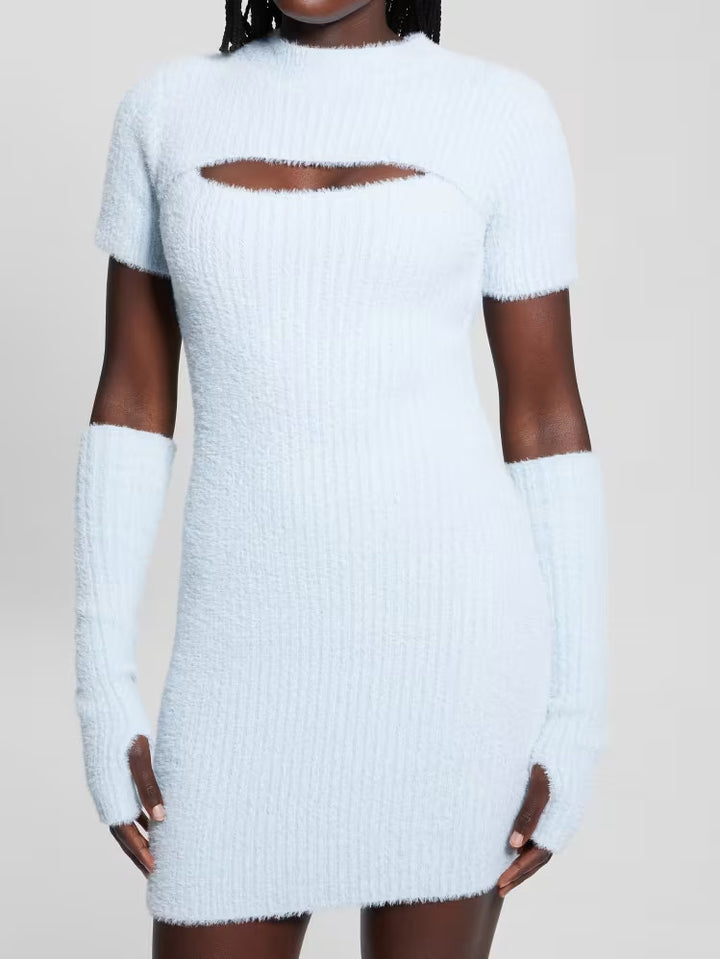 Guess Meteor Detached Sleeve Knit Dress