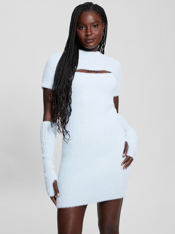 Guess Meteor Detached Sleeve Knit Dress